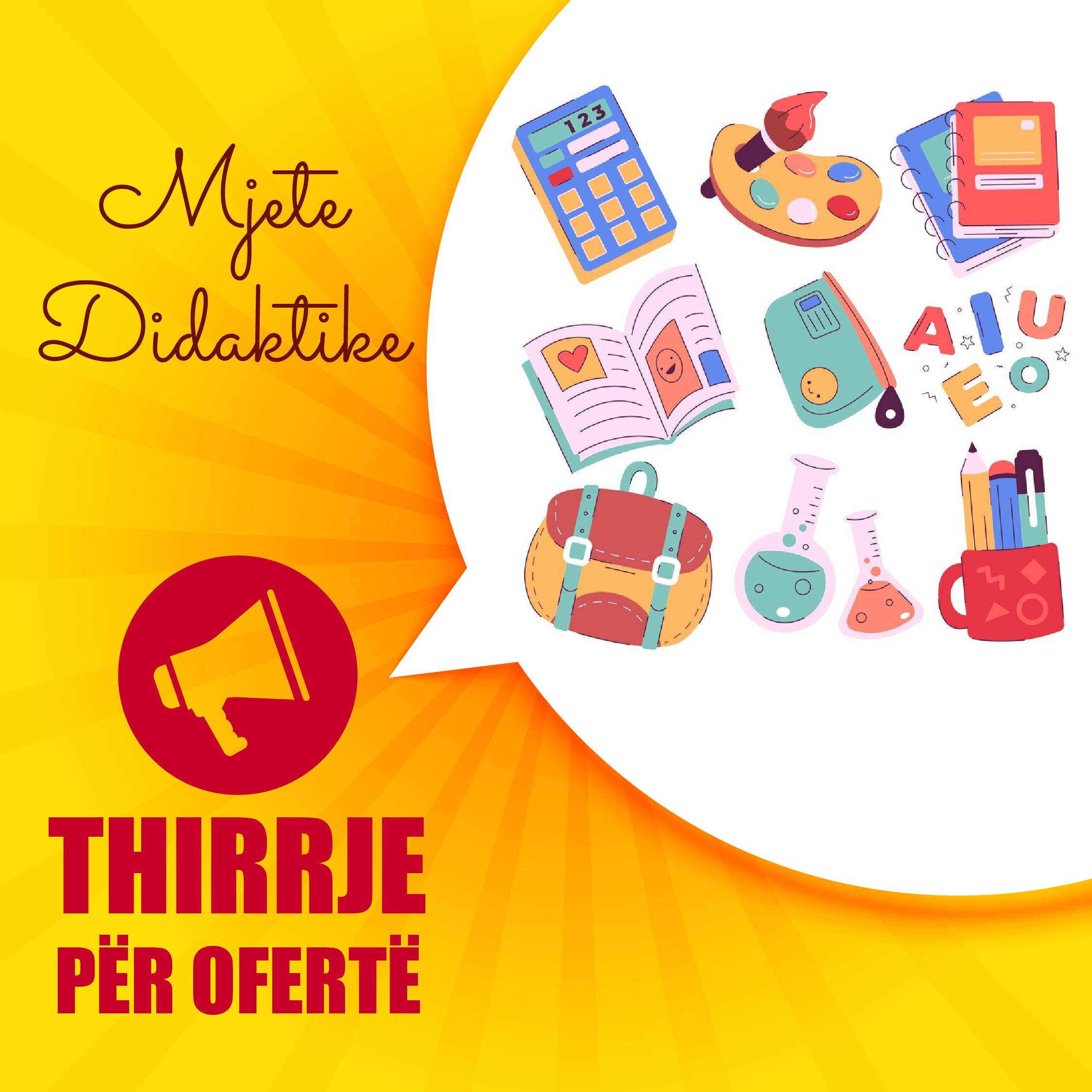 Read more about the article Ftesë për ofertë – Mjete Didaktike